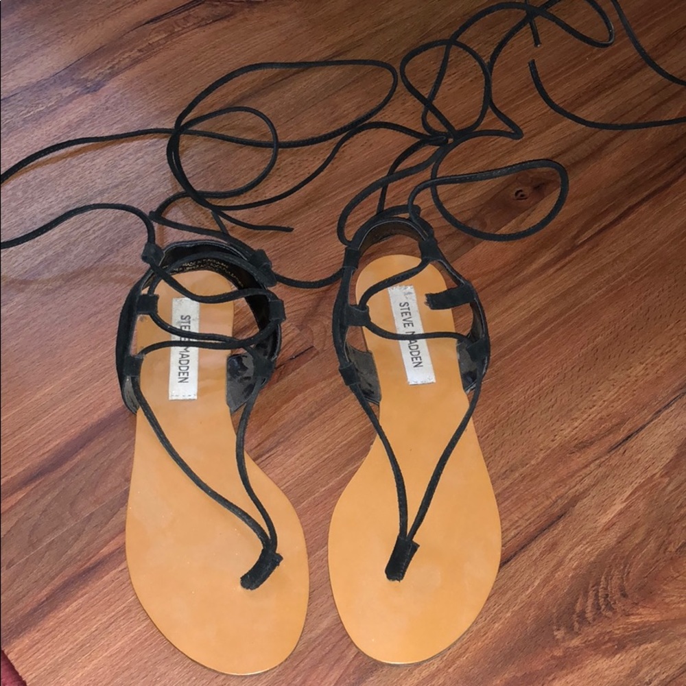 Lace up sandals